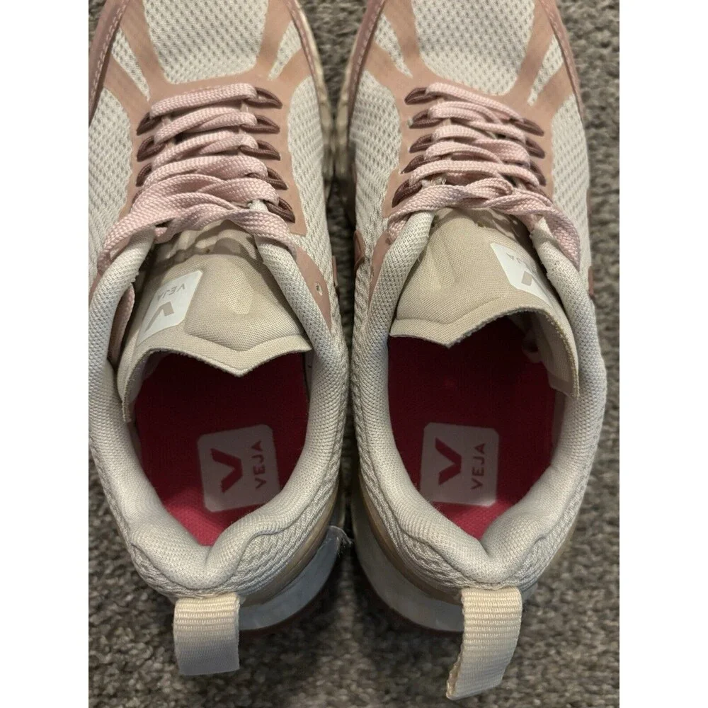 Veja V Condor‎ Mesh Natural Dried Petal Pink Size 7